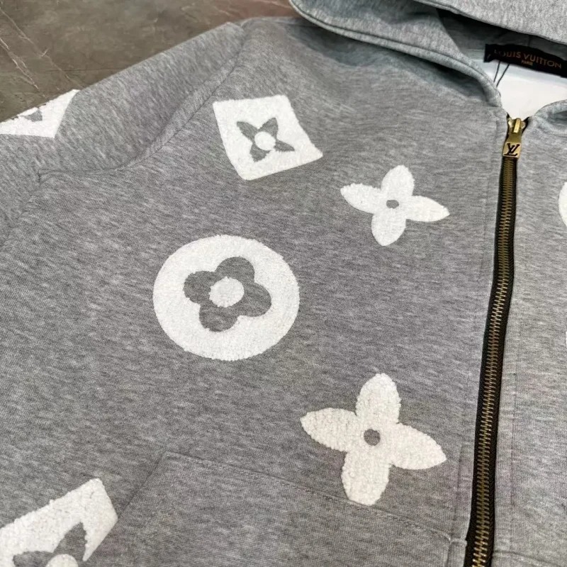 Louis Vuitton hooded zipper sweatshirt