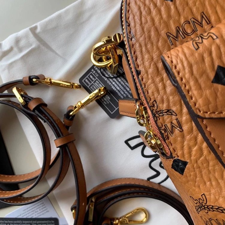 MCM Women's Bag Mini Backpack Handheld Women's Bag