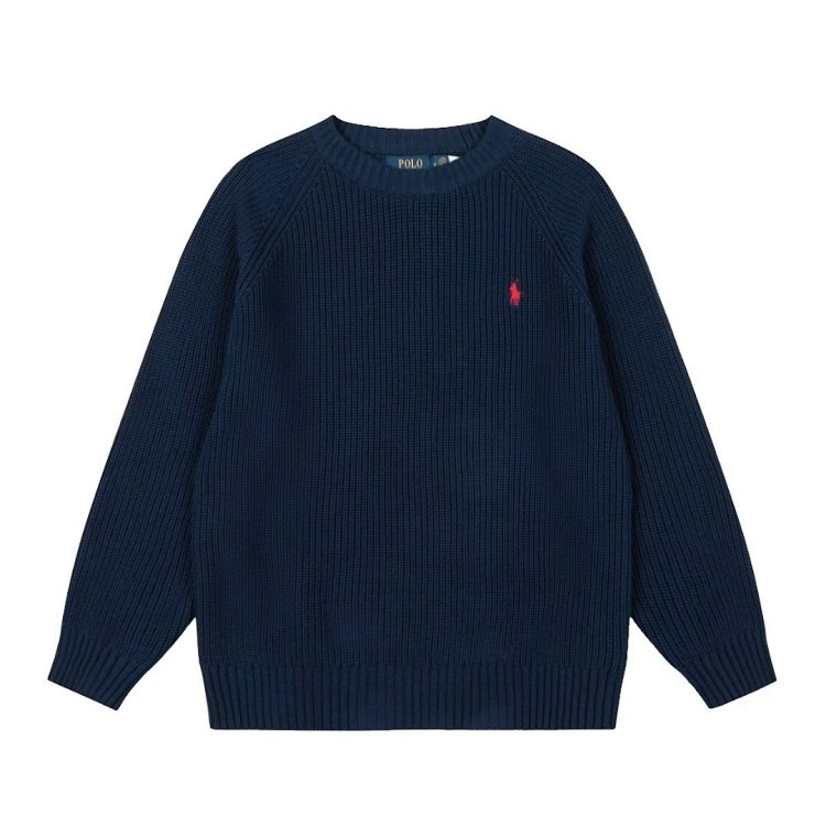 Ralph Lauren's new round neck embroidered knitted sweater