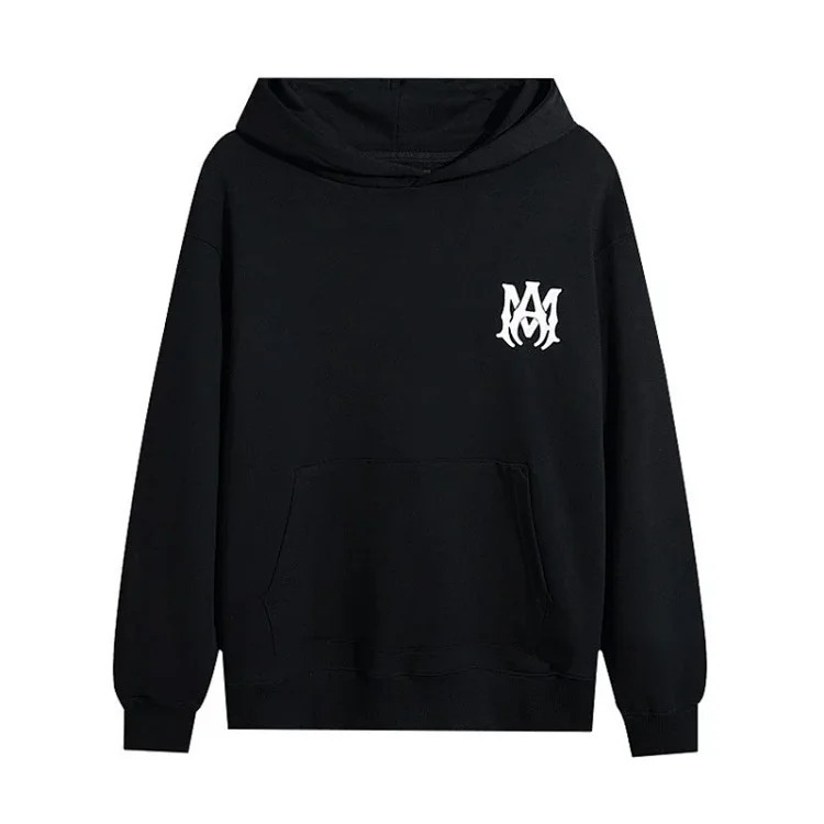 AM sweatshirt IRI cracked letter logo splashed ink and paint graffiti hoodie couple jacket sweatshirt for men and women