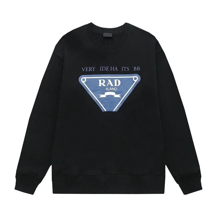 Correct version.Pulajia 24 series triangle label autumn and winter new Pujia high men's and women's long-sleeved T-shirts and sweatshirts