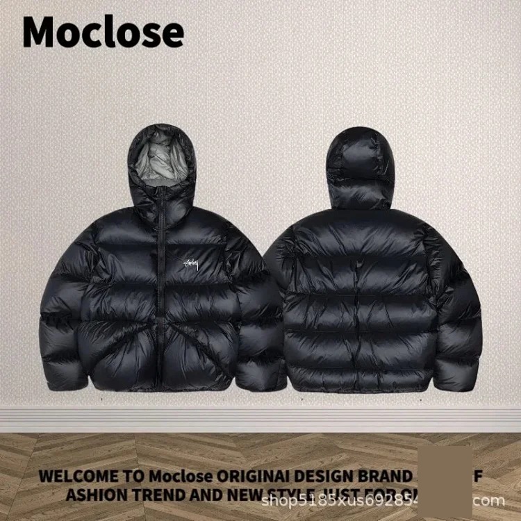 Moclose American Street Autumn and Winter Outdoor Loose Warm Solid Color Men's and Women's Down Bread Coat Couple Jacket