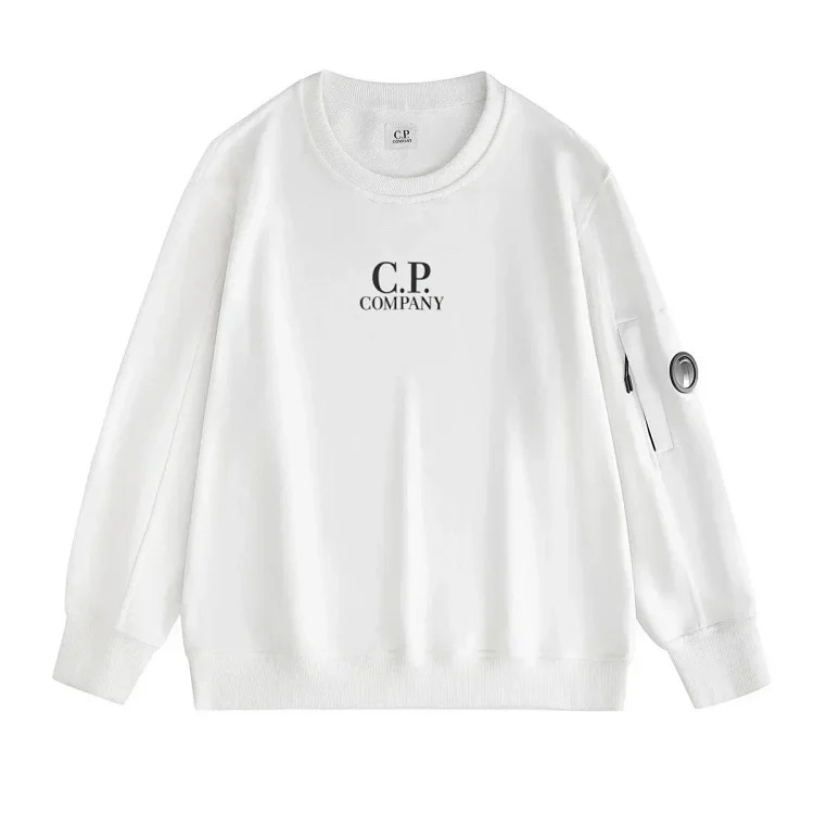 Casual loose round neck lens pullover sweatshirt