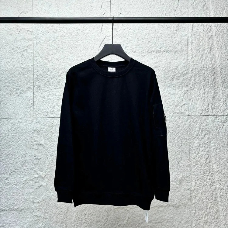 Casual loose round neck lens pullover sweatshirt