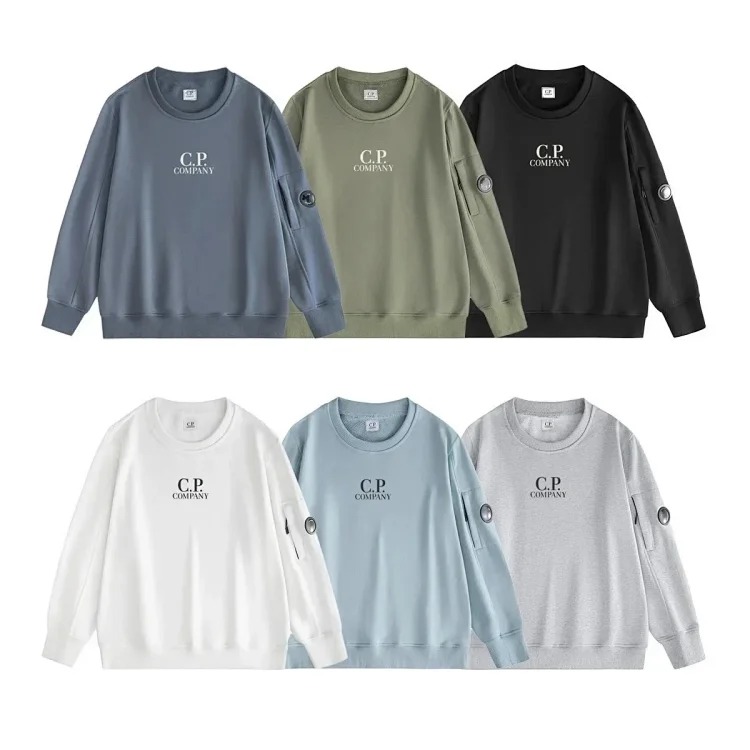 Casual loose round neck lens pullover sweatshirt