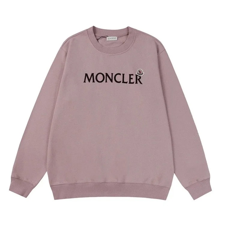 Autumn and winter new European and American original M Mengjia LOGO men's and women's round neck fashionable velvet thickened Chinese cotton long-sleeved sweatshirt
