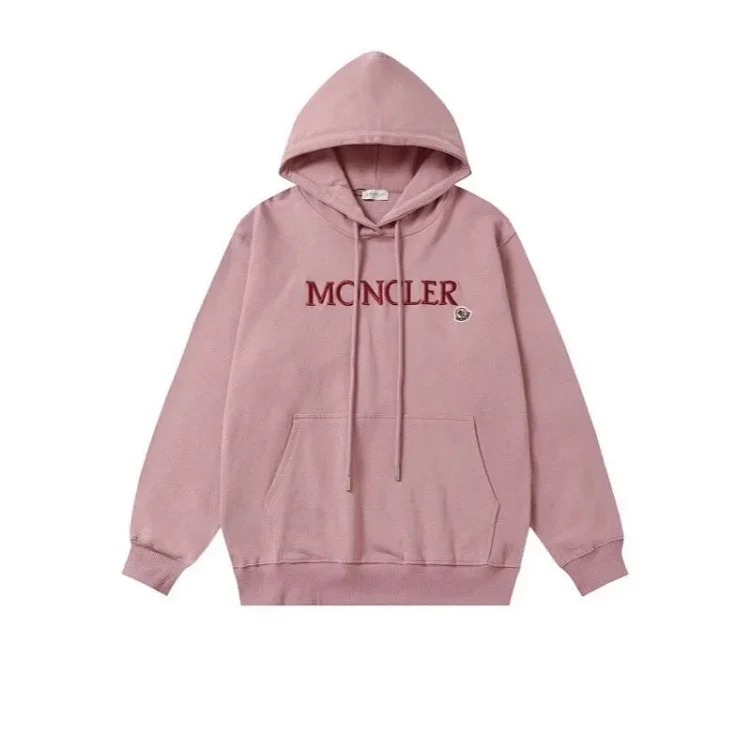 Autumn and winter new European and American original M Mengjia LOGO men's and women's round neck fashionable velvet thickened Chinese cotton long-sleeved sweatshirt