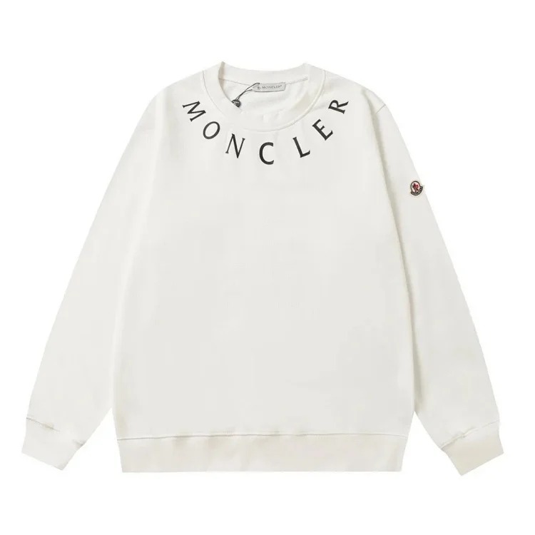 Autumn and winter new European and American original M Mengjia LOGO men's and women's round neck fashionable velvet thickened Chinese cotton long-sleeved sweatshirt