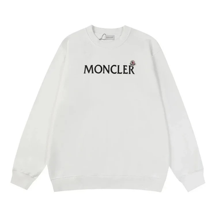 Autumn and winter new European and American original M Mengjia LOGO men's and women's round neck fashionable velvet thickened Chinese cotton long-sleeved sweatshirt