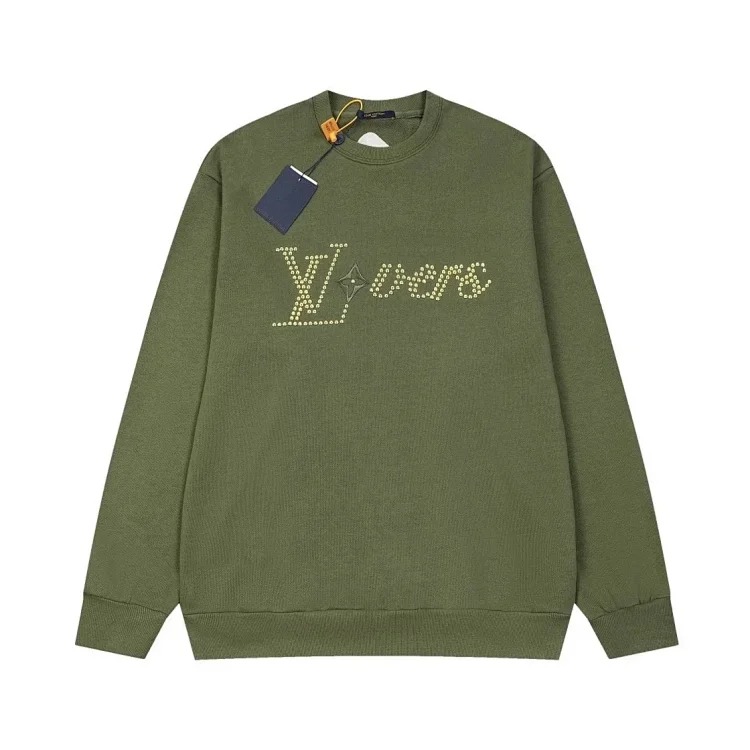 L fashion round neck sweatshirt