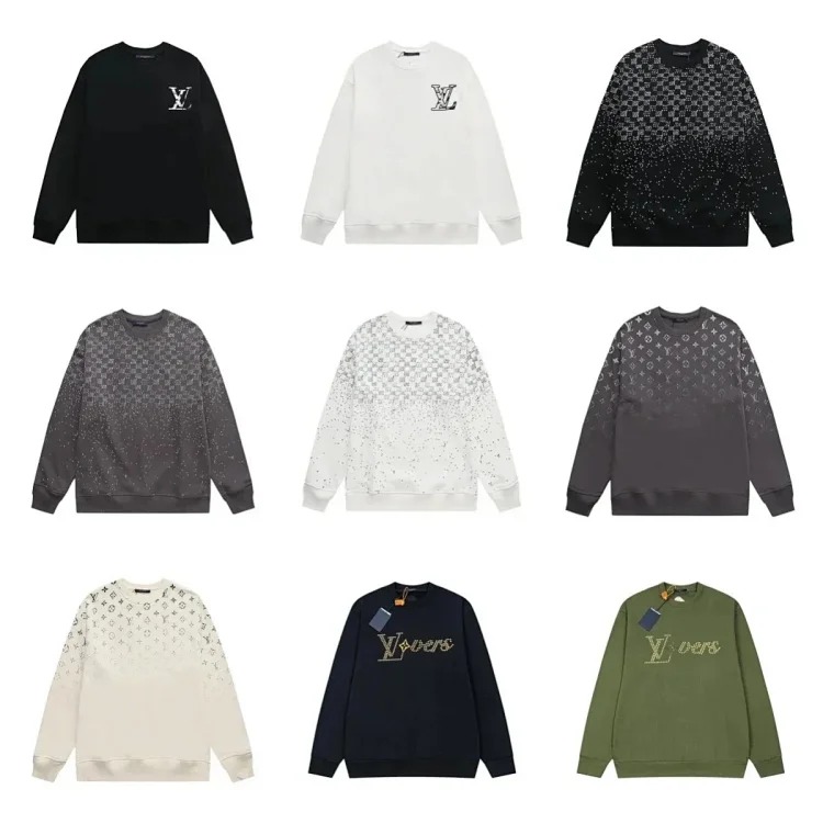 L fashion round neck sweatshirt