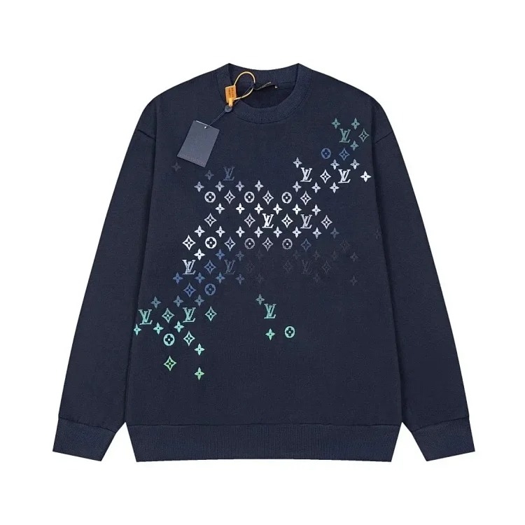 L fashion round neck sweatshirt