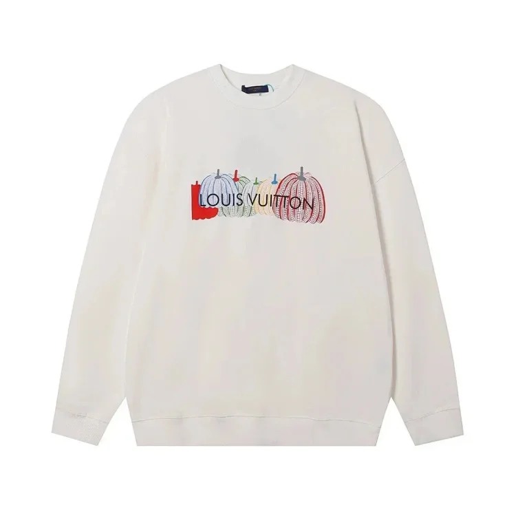 L fashion round neck sweatshirt