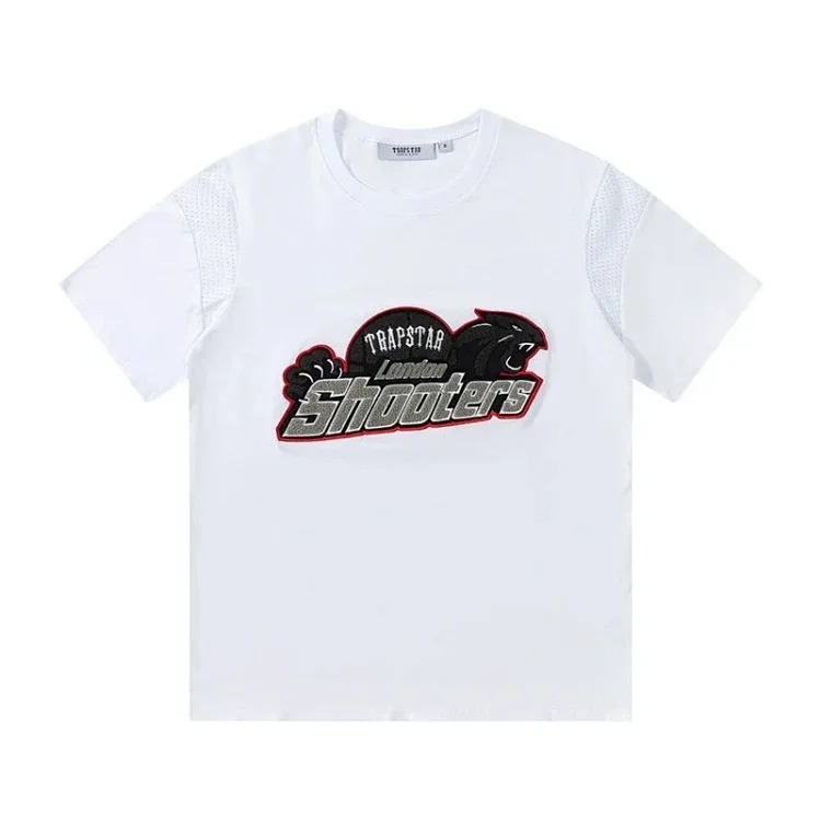 T a p rainbow letter gradient towel embroidered short-sleeved T-shirt