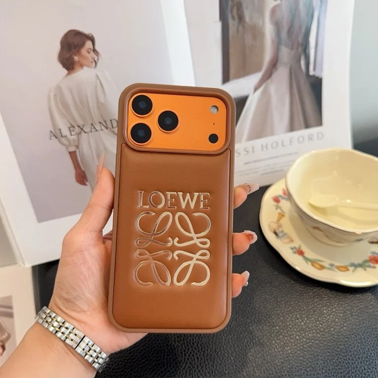 Embroidered Gold Phone Case