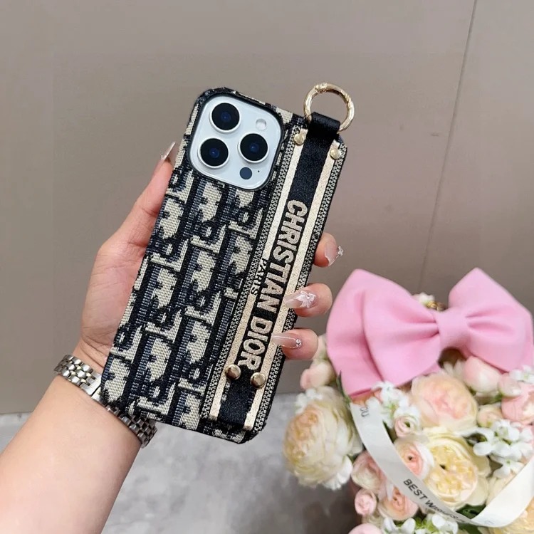 Embroidered Gold Phone Case