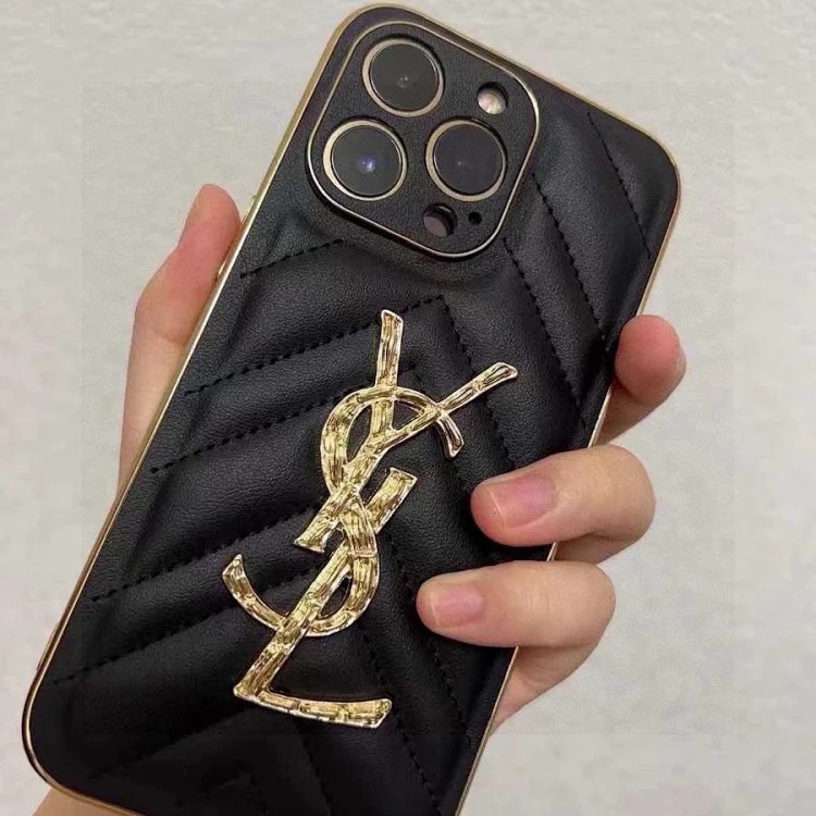 Embroidered Gold Phone Case