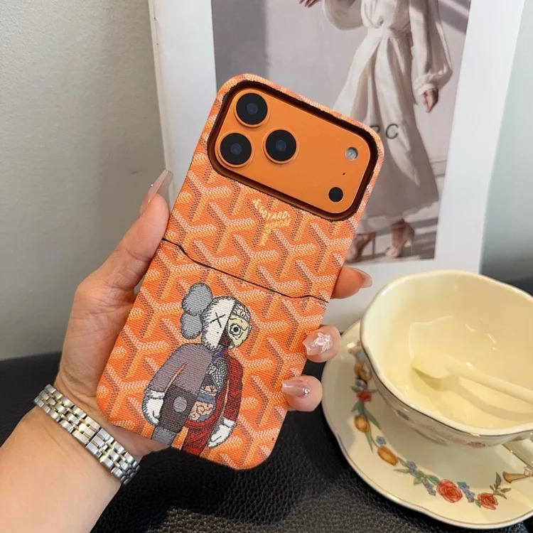 Embroidered Gold Phone Case