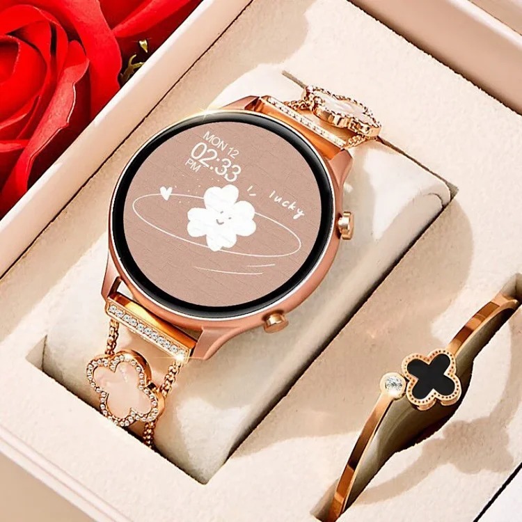 GW33s smart women's watch, color screen, women's bracelet, blood pressure bracelet, heart rate alarm clock, step counting, sports multi-function
