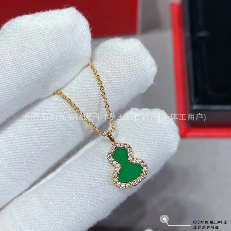 Rhinestone Gold Necklace