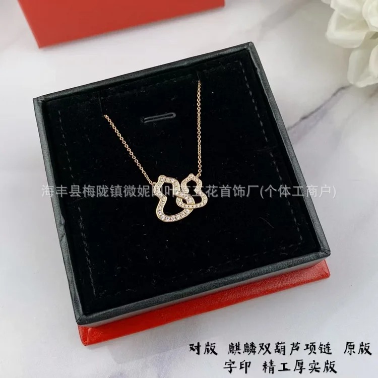 Rhinestone Gold Necklace