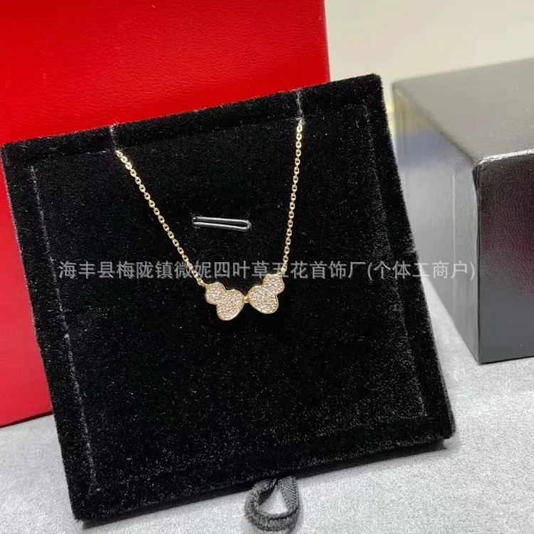 Rhinestone Gold Necklace