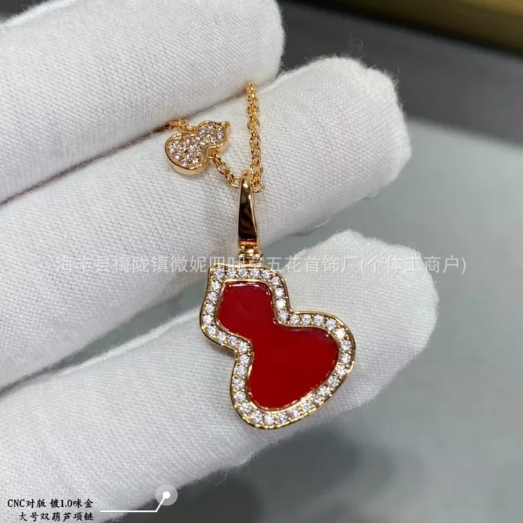 Rhinestone Gold Necklace