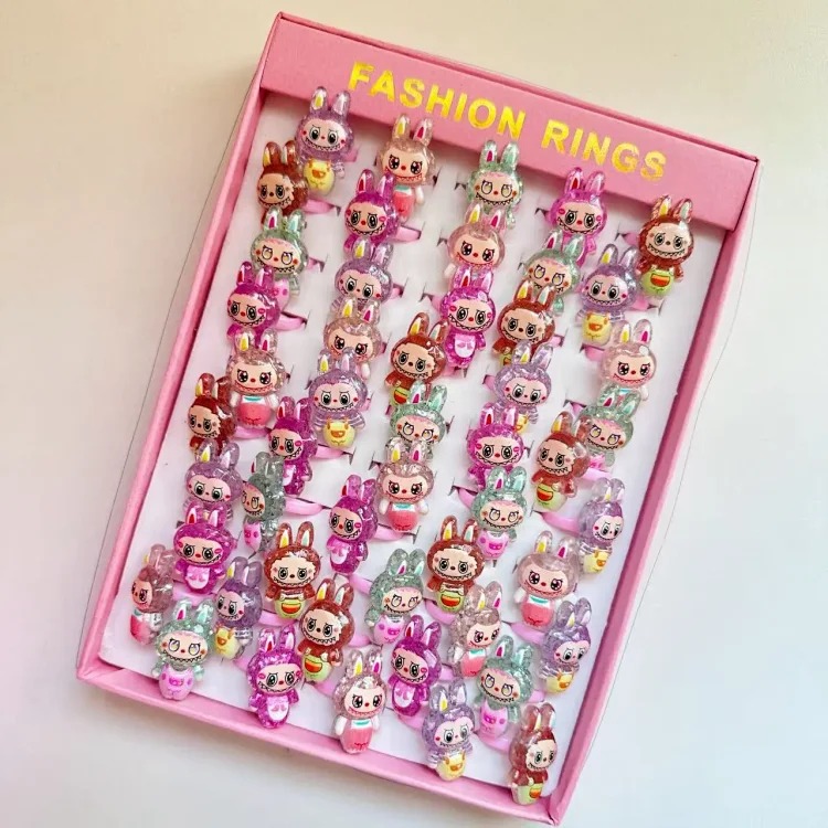 Cartoon Retro Matte Ring
