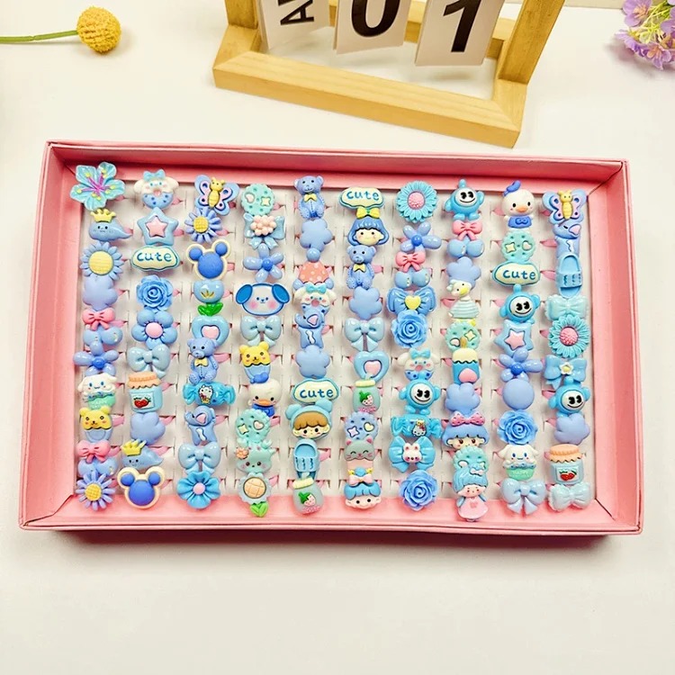 Cartoon Retro Matte Ring