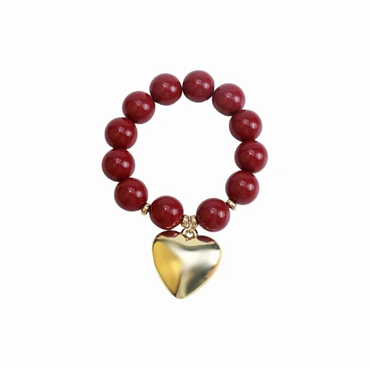 Fashion Pearl Heart Necklace B3767