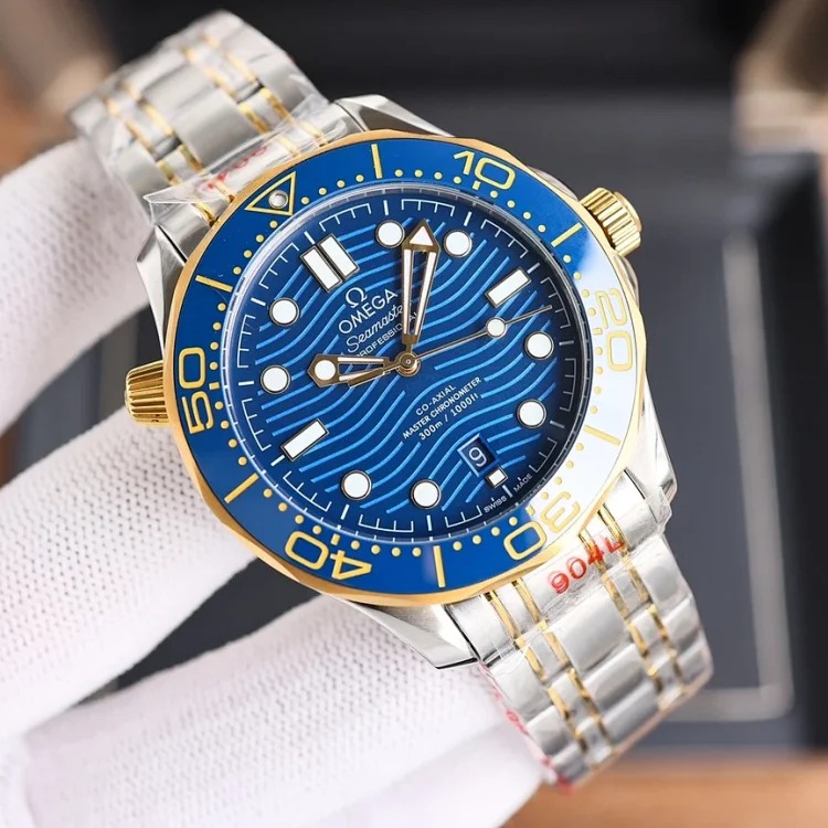 DX184 watch luminous birthday gift watch sports watch mechanical watch Omega men's watch mechanical waterproof calendar waterproof watch steel band watch