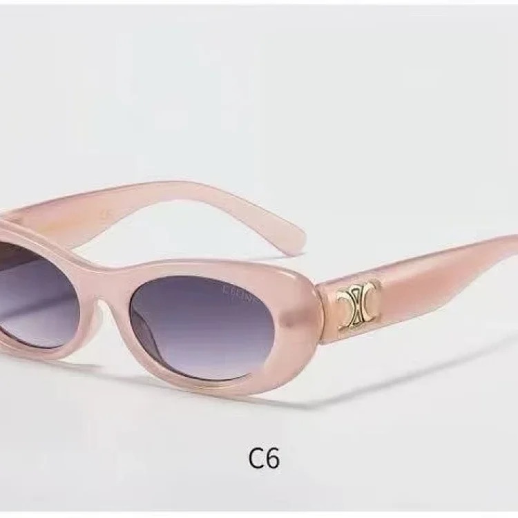 sunglasses metal retro oval sunglasses