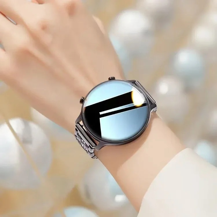Women's smart watch watc2025 diamond-encrusted baby's breath bluetooth phone sports bracelet internet celebrity personality style