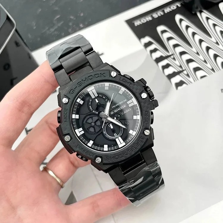 Casio&luminous men's sports waterproof steel heart b100