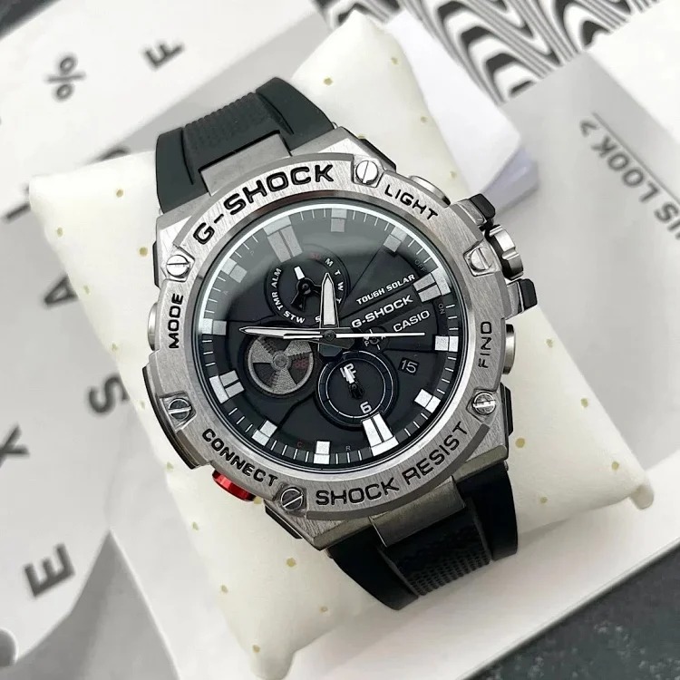 Casio&luminous men's sports waterproof steel heart b100
