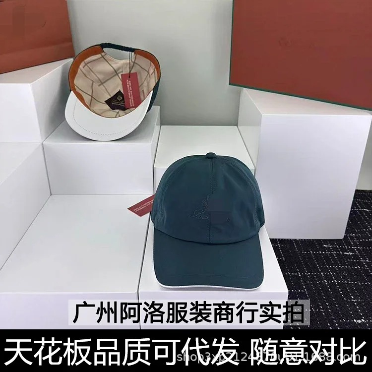 1P's cap letter embroidery four seasons double-layer soft top baseball cap elastic adjustment outdoor sun protection same style for men and women