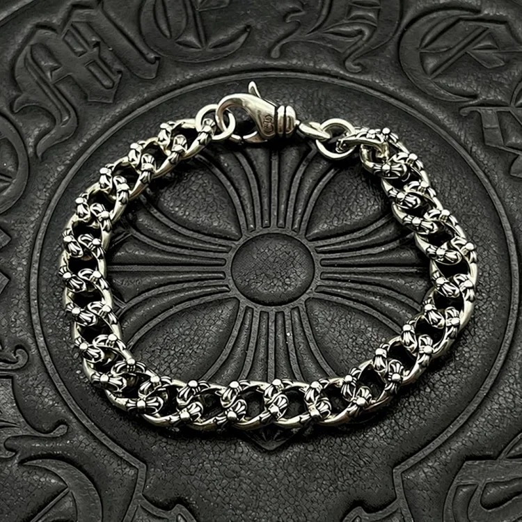 Chrome Hearts Vintage Unisex Silver Bracelet