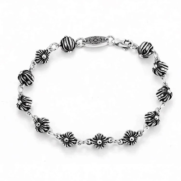 Chrome Hearts Vintage Unisex Silver Bracelet