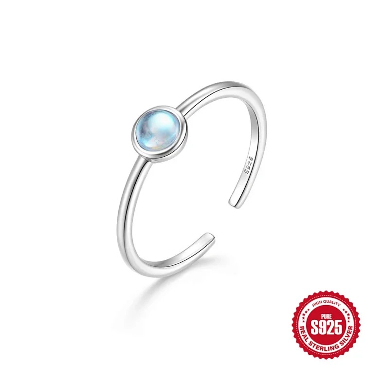 Fashion Luxury Zircon Silver Ring