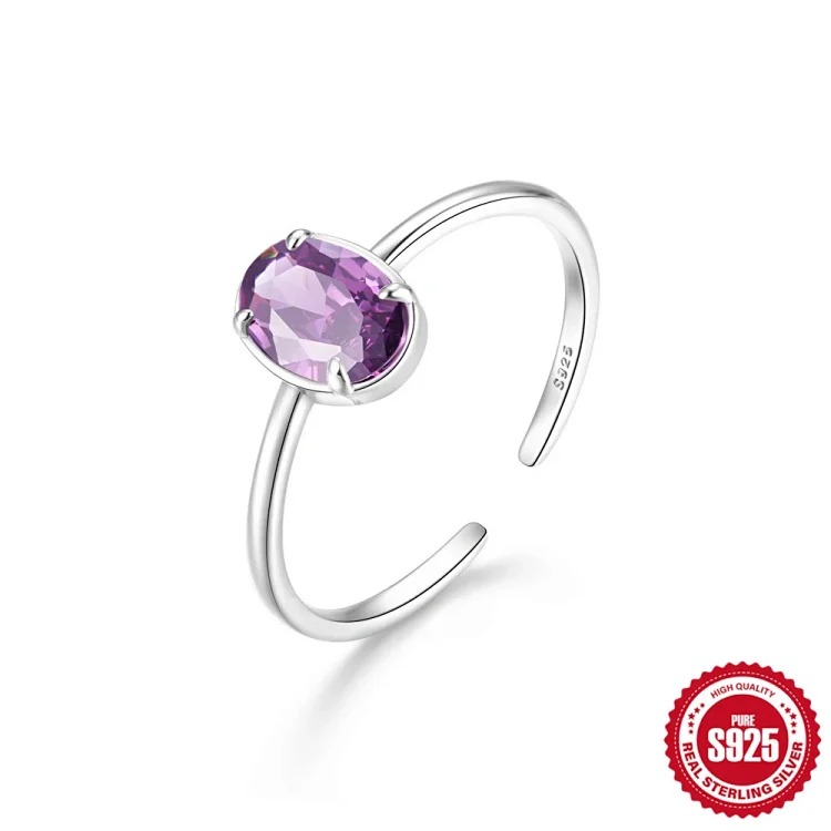 Fashion Luxury Zircon Silver Ring