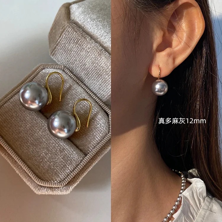 New Premium Pearl Silver Earrings