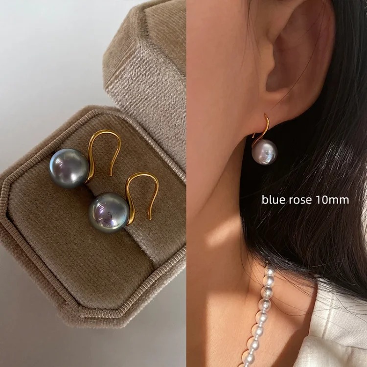 New Premium Pearl Silver Earrings