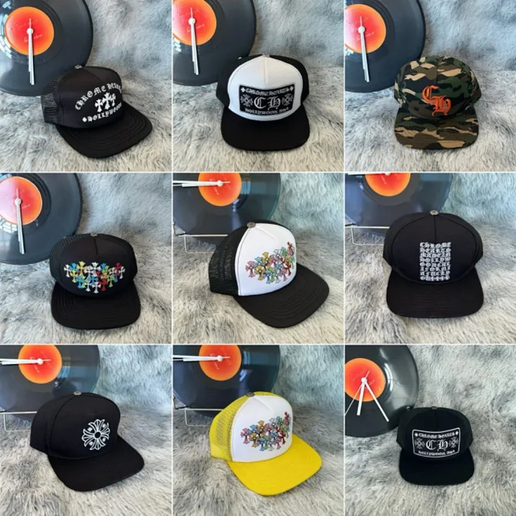 Chrome Hearts Versatile Casual Embroidered Printed Baseball Cap