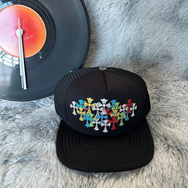 Chrome Hearts Versatile Casual Embroidered Printed Baseball Cap