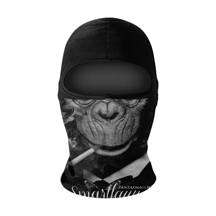 Headgear motorcycle sun protection motorcycle ice silk windproof skull mask for men and women breathable and sweat-wicking full face neck scarf hood