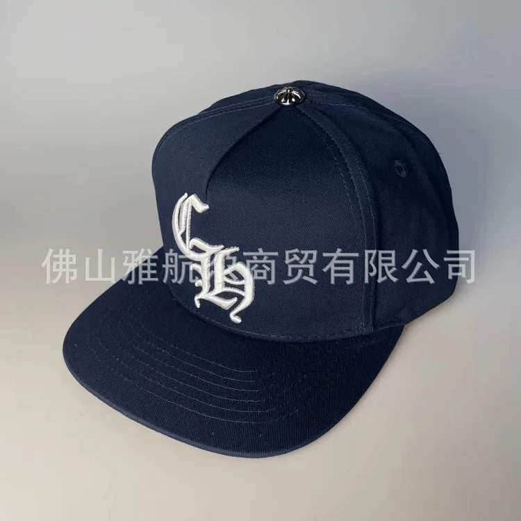 Men's Hat Korean Style CH Mesh Sun Hat Baseball Cap Adjustable Sun Protection Peaked Hat Women's Summer Cool Letter Embroidery