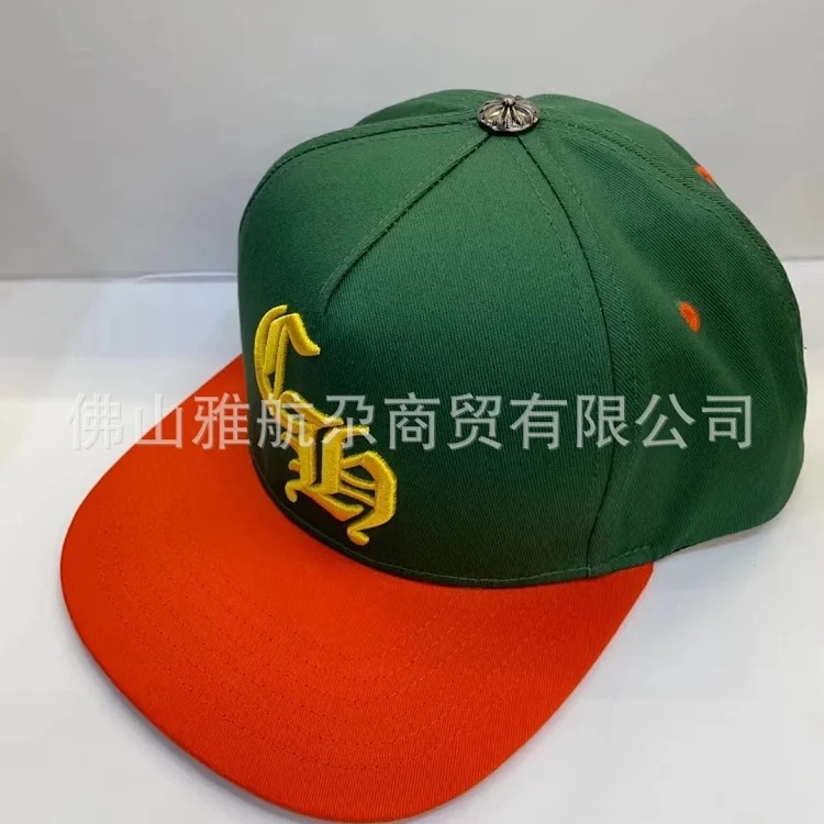 Men's Hat Korean Style CH Mesh Sun Hat Baseball Cap Adjustable Sun Protection Peaked Hat Women's Summer Cool Letter Embroidery