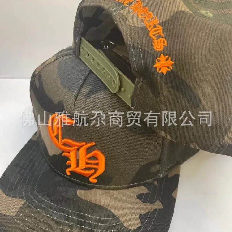 Men's Hat Korean Style CH Mesh Sun Hat Baseball Cap Adjustable Sun Protection Peaked Hat Women's Summer Cool Letter Embroidery