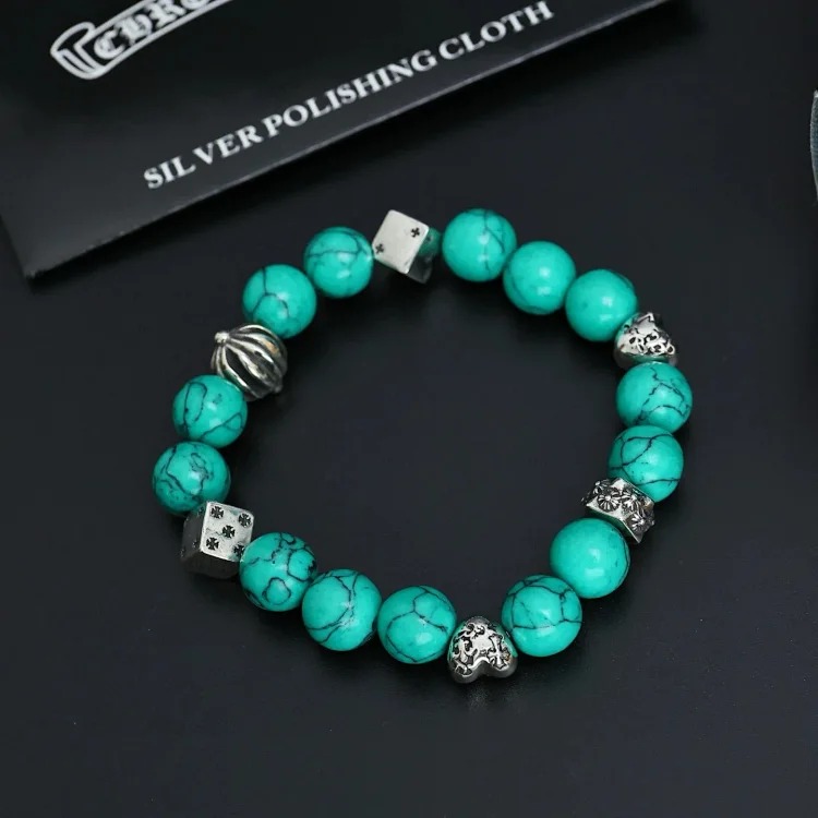 Chr Ome Hea Rts Bracelets