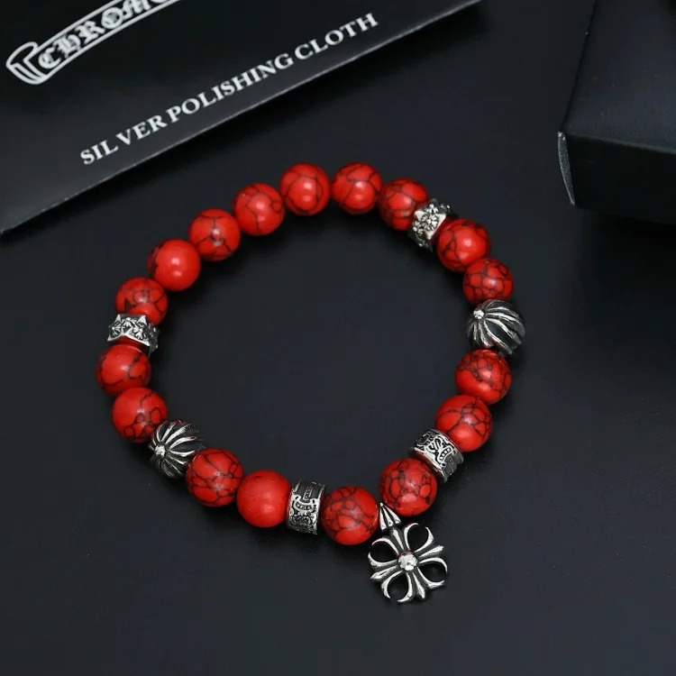 Chr Ome Hea Rts Bracelets